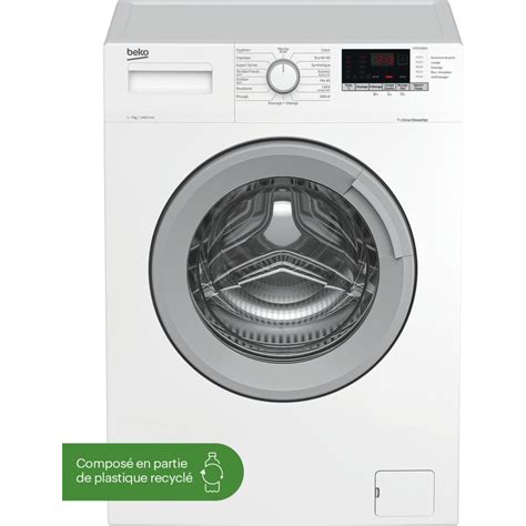 lave linge hublot beko wte7712bs1w|Beko .